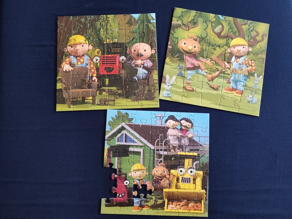 Bob budowniczy puzzle 3 wzory
