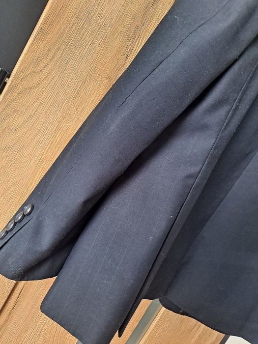 Garnitur męski 56 XXL ciemny granat