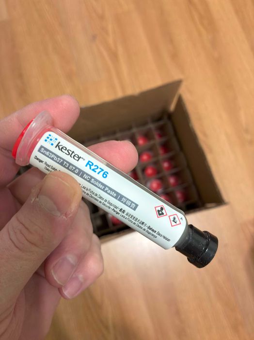 Припой/Паяльная паста Kester 245/276 БЕЗ КИСЛОТ И ГАЛОГЕНОВ США