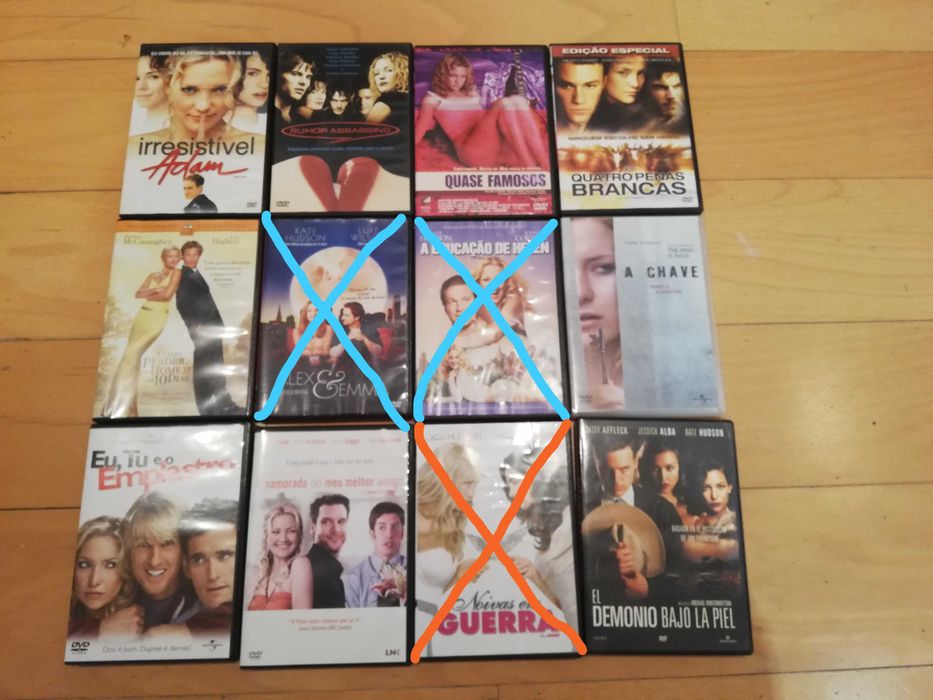 Venda de Filmes - Ator/Atriz - J a L