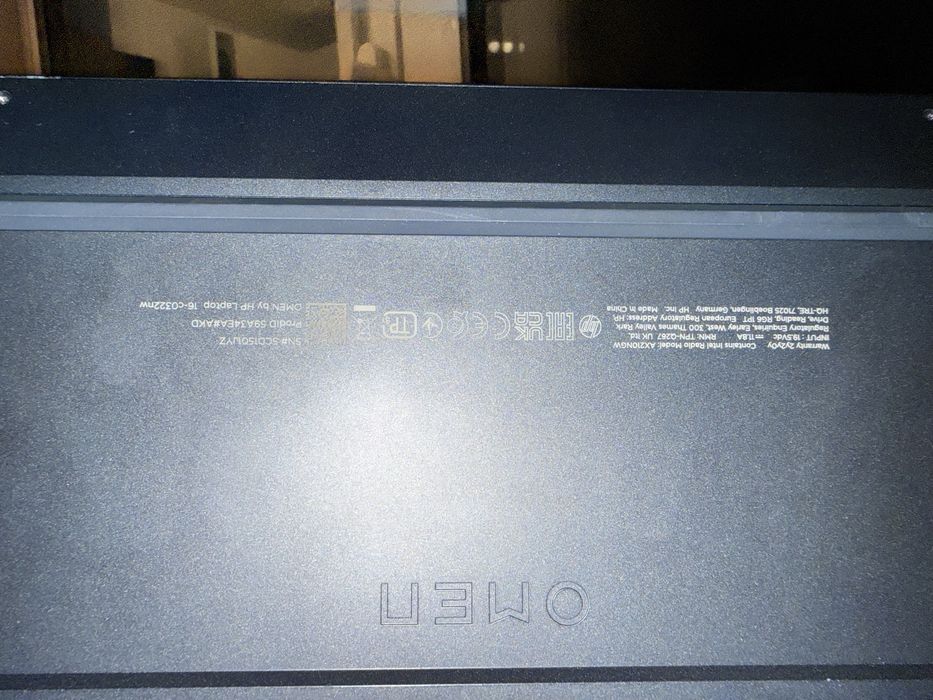 Laptop HP OMEN Ryzen 7 5800H RX6600M 32GB ram