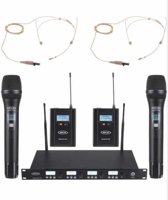 Conjunto Micros e Headsets