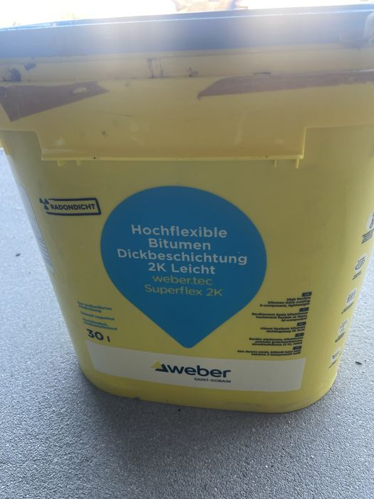 Masa uszczelniająca weber 2k superflex hydroizolacja fundamanetów