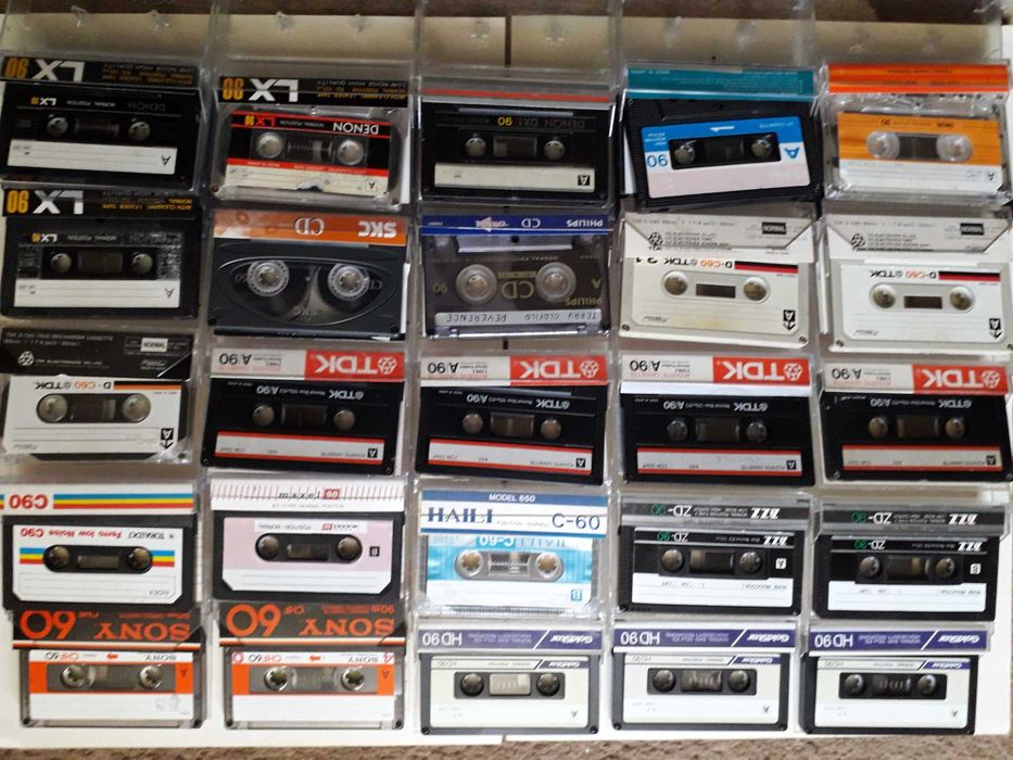 Кассета BASF Chrome90/Denon LX90/Philips Fs60/Oxus RS90/TDK SA60