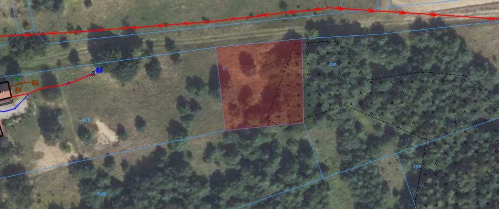 Działka 1 043 m² przy drodze - Michałki, gm. Kozłowo - Widok 3