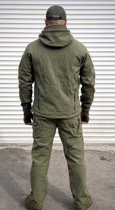 Softshell костюм з флісом — комфорт і захист від холоду та Дощу С-5ХЛ