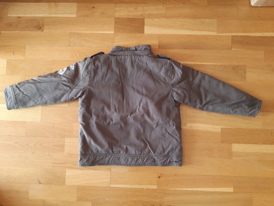 Chłopięca Kurtka Jesień Zima Militarny Styl