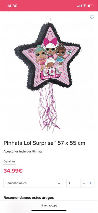 Pinhata nova da lol