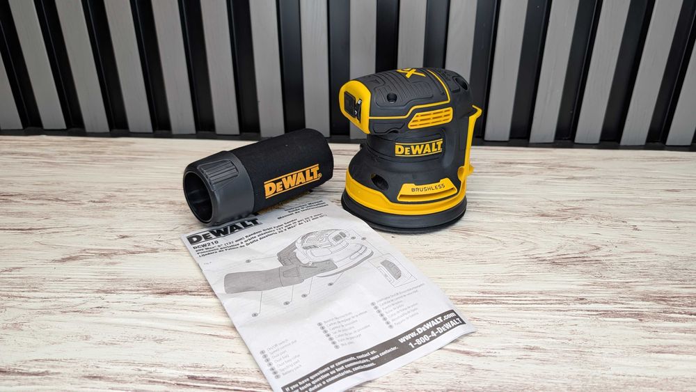 Єксцентрикова акумуляторна шліфмашина DEWALT DCW210 20V
