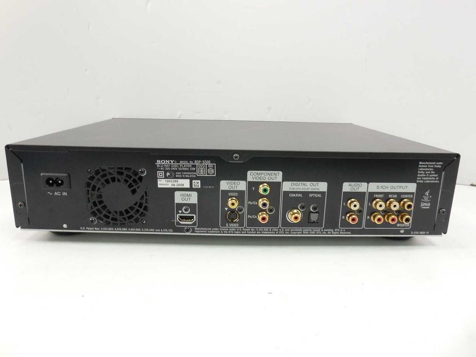 Blu-Ray Sony BDP-S500
