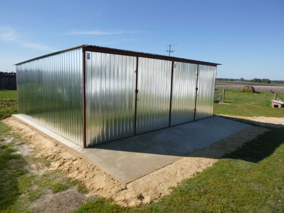 Garaże Blaszak Garaż Blaszany 6x5 6x6 Konstrukcja WZMOCNIONA Garaże