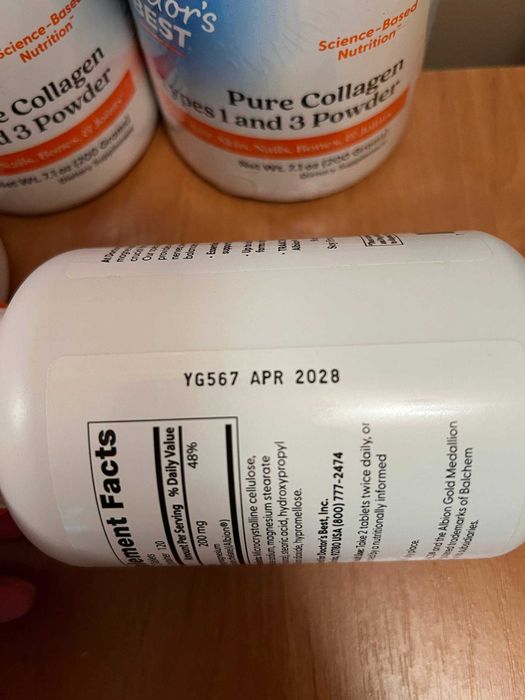 Doctor's Best магній, колаген, ашваганда, L-теанін