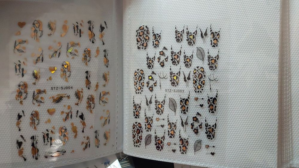 Autocolantes para unhas de gel