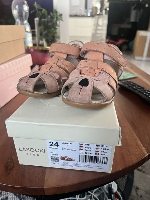 Sandałki dziewczęce Lasocki rozmiar 24