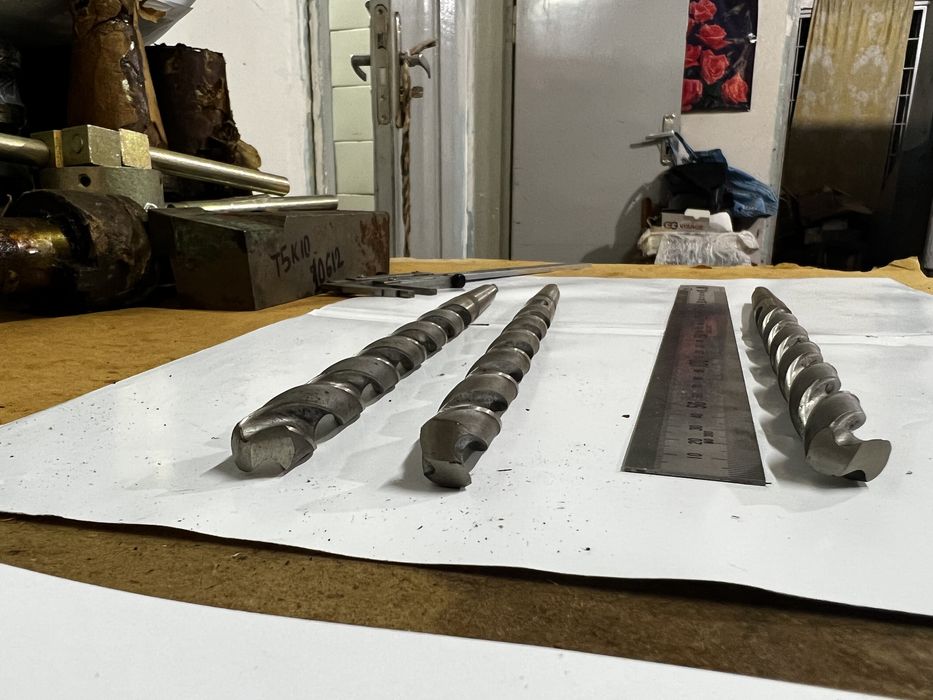 Сверло к/хв ф13.6 удлиненное 265х185 ссср