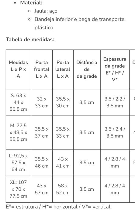Crate  Novas /Embaladas