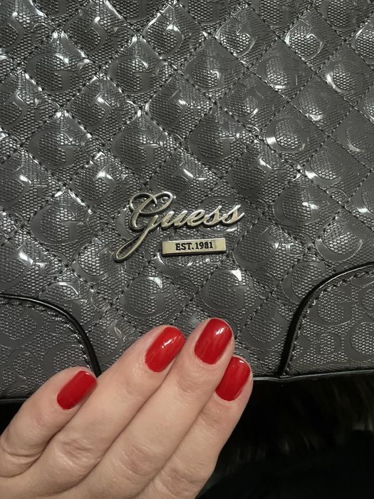 Guess shopper bag jak nowa szara
