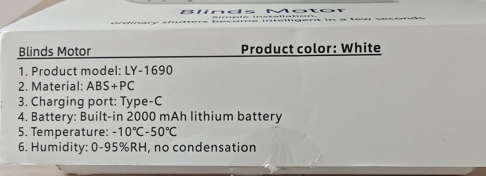 Motor de cortina/estore interior