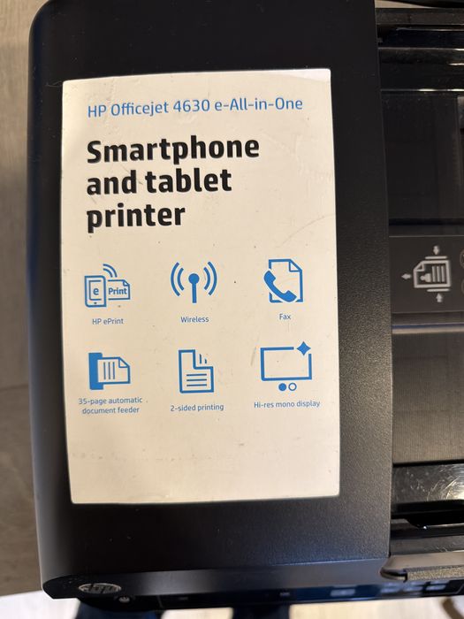 Impressora HP Officejet 4630 com Fax e Scan