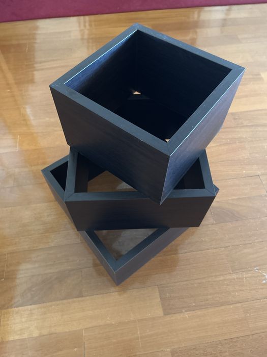 Conjunto de 3 Prateleiras Quadradas