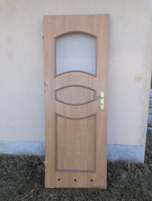 Drzwi lewe 70 z szybą