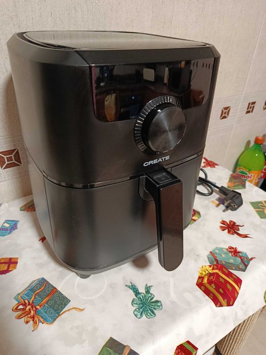 Air Fryer Create Fryer Air Pro Black – 3.5L (1500W) – Como Nova
