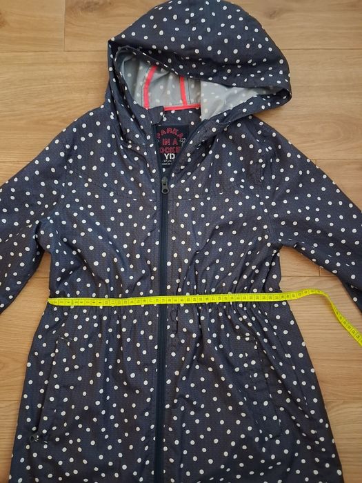 Kurtka przeciwdeszczowa, parka dla dziewczynki rozm.152 cm
