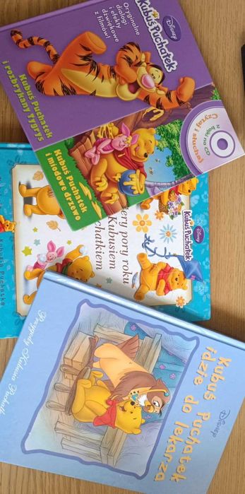 zestaw PAKA 3x książka Kubuś Puchatek