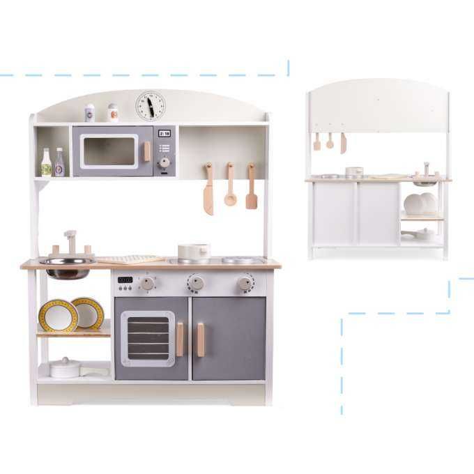 KUCHNIA DREWNIANA dla dzieci MDF lulio kuko + akcesoria
