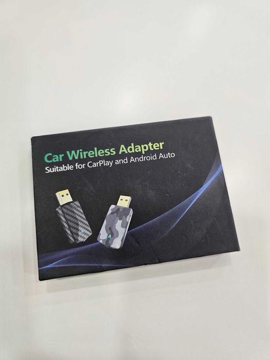 Бездротовий адаптер CarPlay (карбоновий дизайн)
