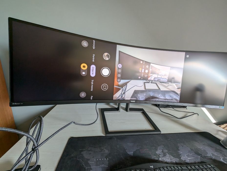 Monitor 32:9 PHILIPS Brilliance 498P9 48.8" 5120x1440px Curved