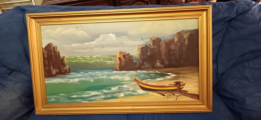 Quadro pitado á mão