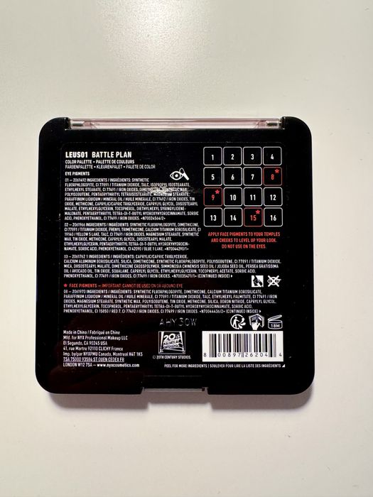 NYX Professional Makeup Ultimate Battle Plan paleta cieni do powiek