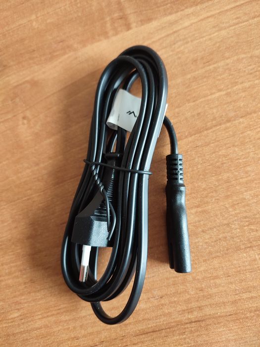 kabel zasilający euro radiowy cee 7/16 i EC 320 C7 1,8 m czarny