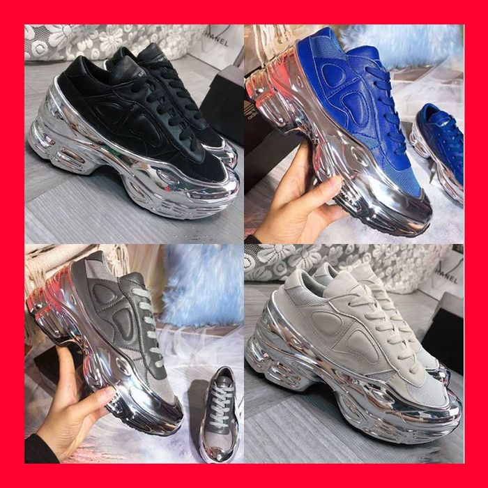 ПРЕМІУМ ЯКІСТЬ‼️Кросівки Raf Simons Metallic /озвиго металик 36