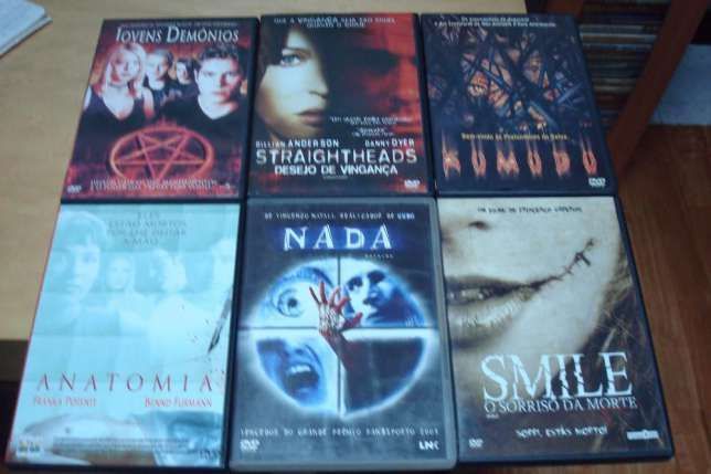 lote 13 filmes terror, ,bugs, etc