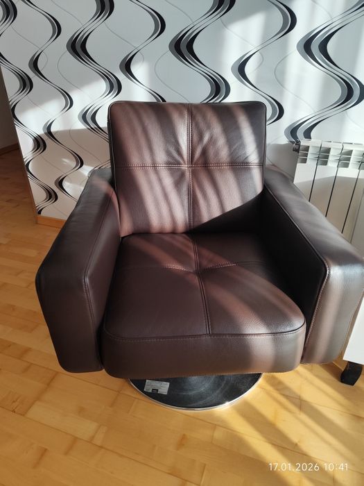 Fotel skóra naturalna