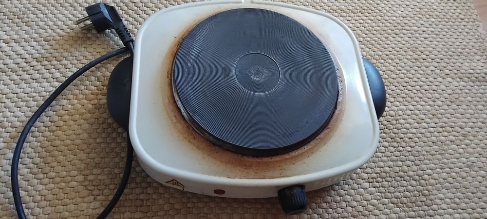 Fogão portátil eléctrico + fogão gás garrafa + esquentador!