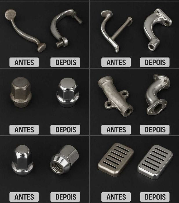 Polimento Profissional de Alumínio, Inox, Latão e Outros Metais