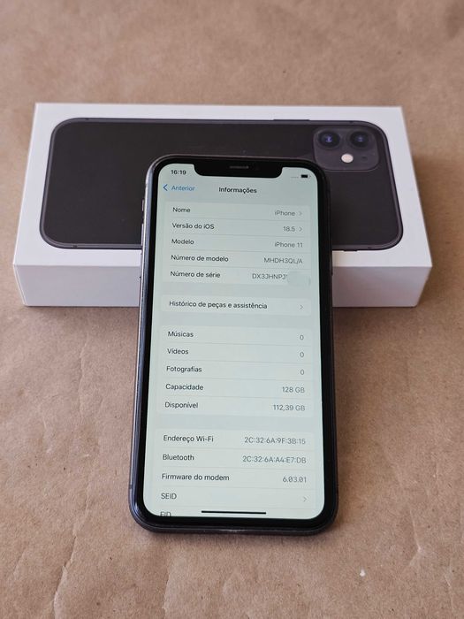 iphone 11 128Gb. 100% Bateria