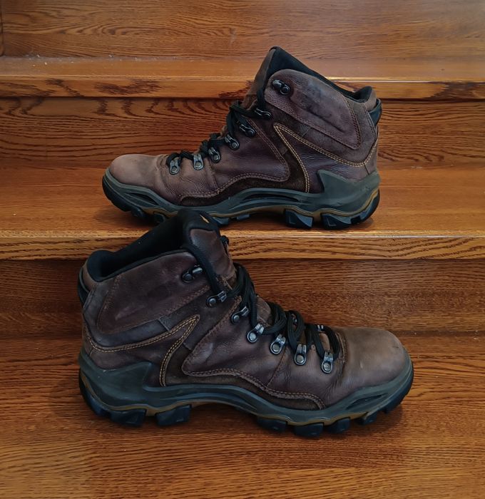 Buty Ecco Terra Evo Gore-Tex Skórzane Trekkingi Wodoodporne Outdoor