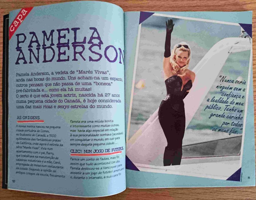Revista Super Jovem nº 138 de dezembro 1995 - Pamela Anderson
