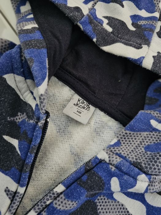 Bluza chłopięca rozpinana z kapturem 110
