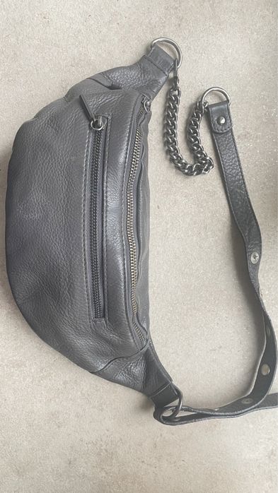 шкіряна поясна сумка