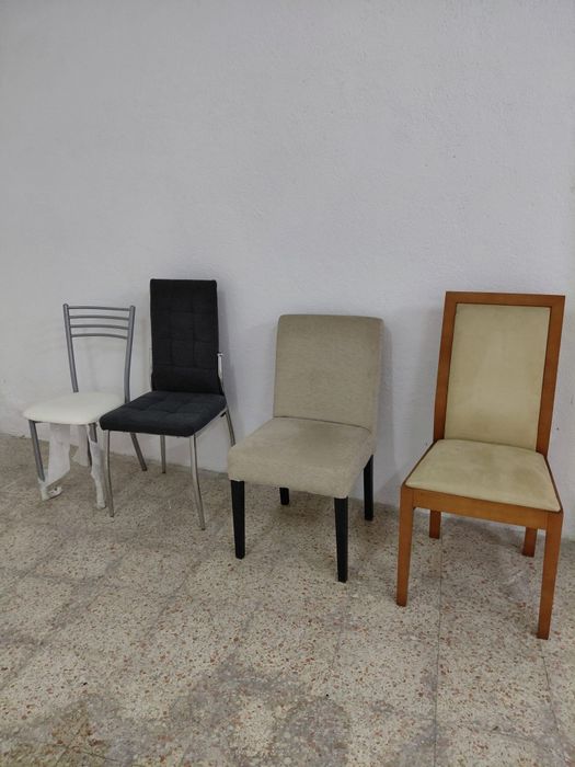 Cadeiras modelos variados