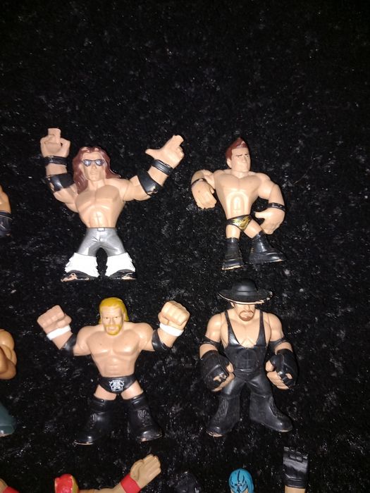Coleção WWE miniaturas brinquedos toys raros