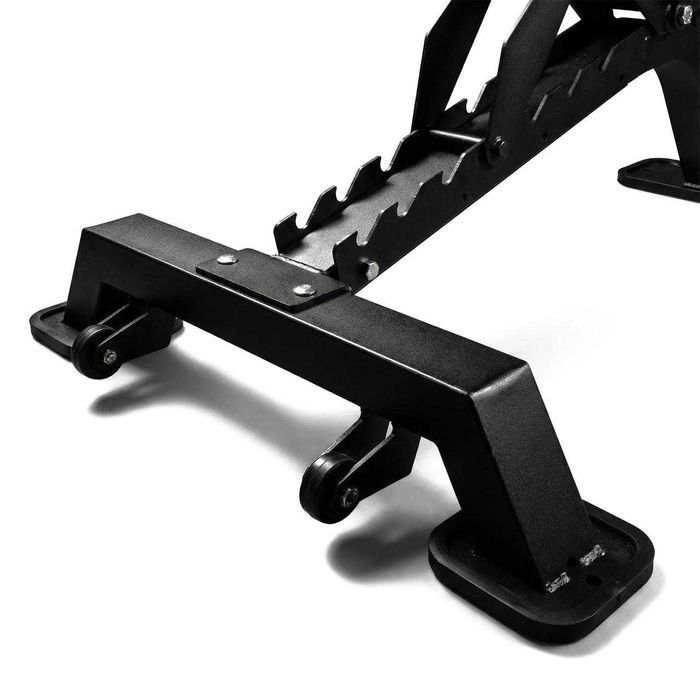 Ławka treningowa regulowana solidna heavy duty stalowa płaska skośna