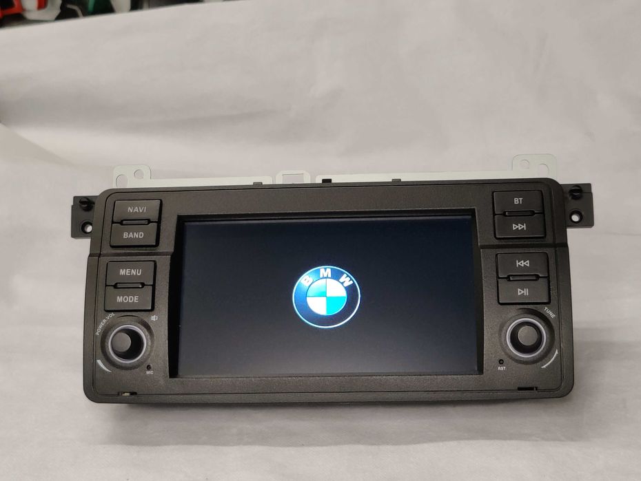 Rádio BMW E46 Android 13 WiFi GPS Novo com Garantia 2GB RAM