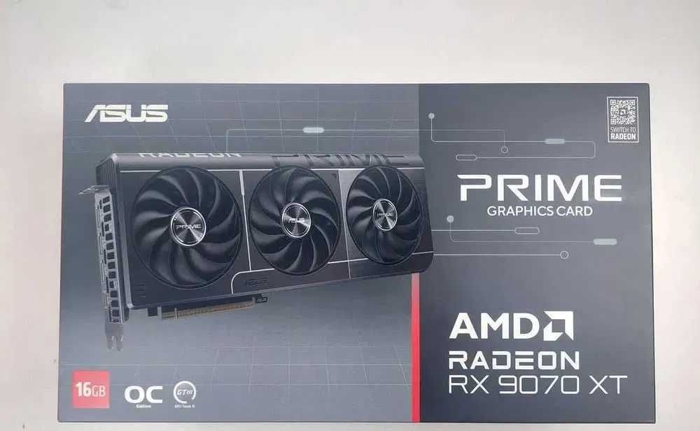 RX 9070 XT 16GB asus prime OC