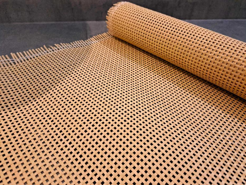 Plecionka rattanowa, krata, wood/yellow color